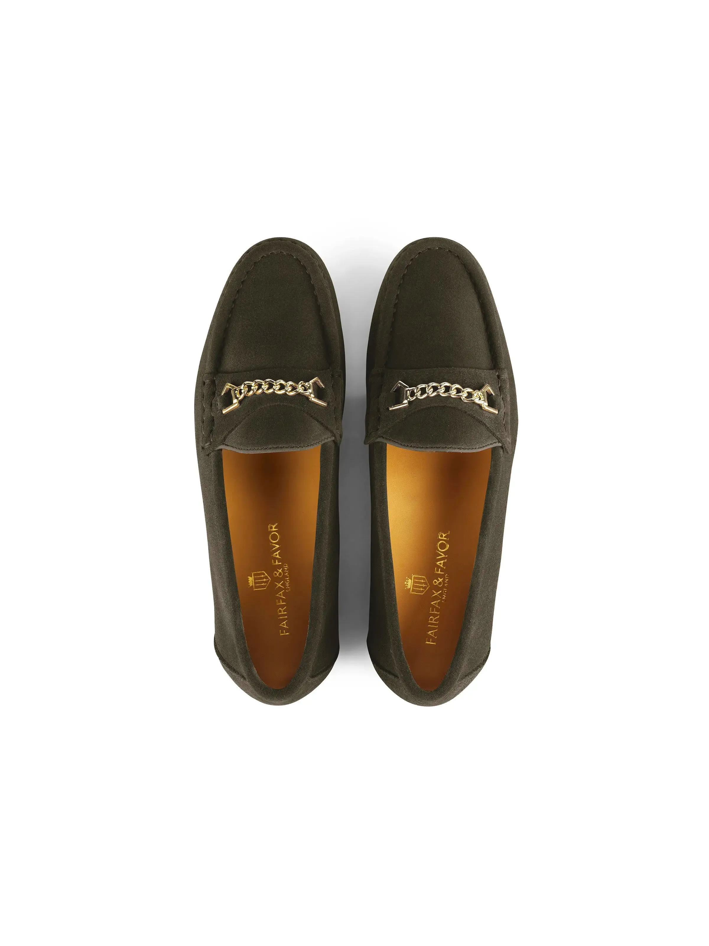 Slip In Loafers Apsley - Moss Green Suede