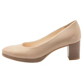 Ara Odessa Sand Calf Leather Pump (Women's) Licking Dress Shoes
