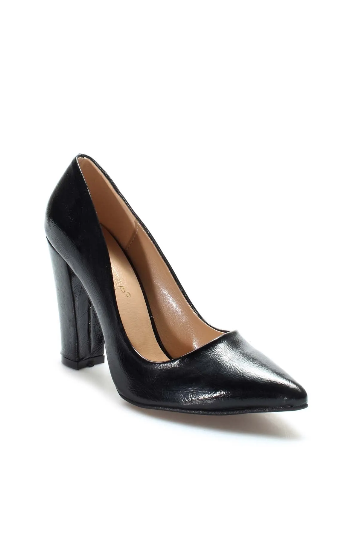 FST Woman Thick Heeled Shoe 610ZA1801 Black Wrinkled - Haarlem Asics Magic Speed 3 Running Shoes