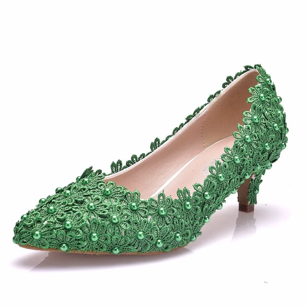 Lace Wedding Heel Shoes White Lace Pumps Princess Party Birthday Heels Asics Shoes Gel Quantum 360