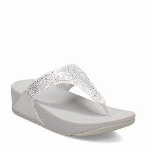Funky Flair Beach Spark Women's FitFlop, Lulu Crystal Mix Toe Post Sandal