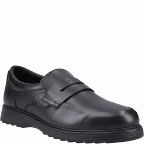 Soft Secure Closure Hush Puppies Rocco Loafer XL Senior School Shoes