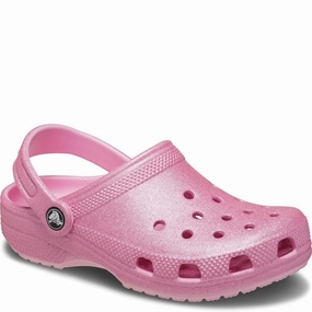 Bare Motion Sporty Style Crocs Toddler Classic Glitter Clog