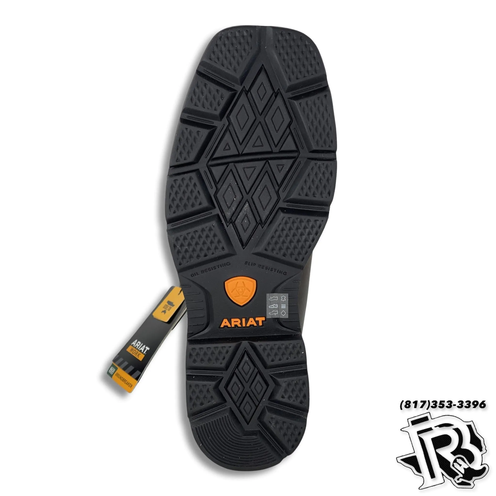 ARIAT STEEL TOE | GROUNDBREAKER MEN WESTERN WORK BOOTS 10021108 Diabetic Work Boots Steel Toe