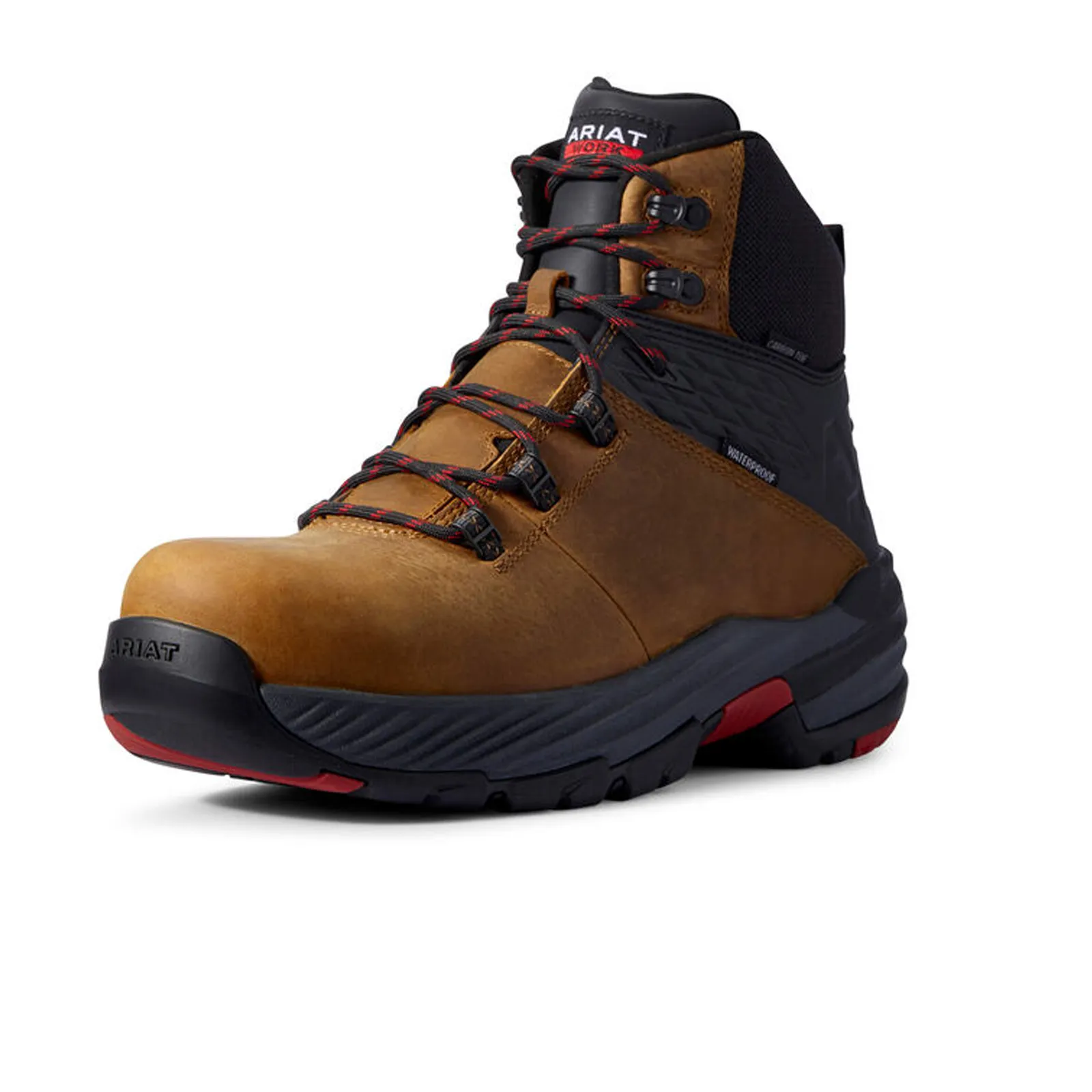 Doctor Martens Work Ariat Stryker 360 6" Waterproof Carbon Toe Work Boot (Men) - Trusty Tan