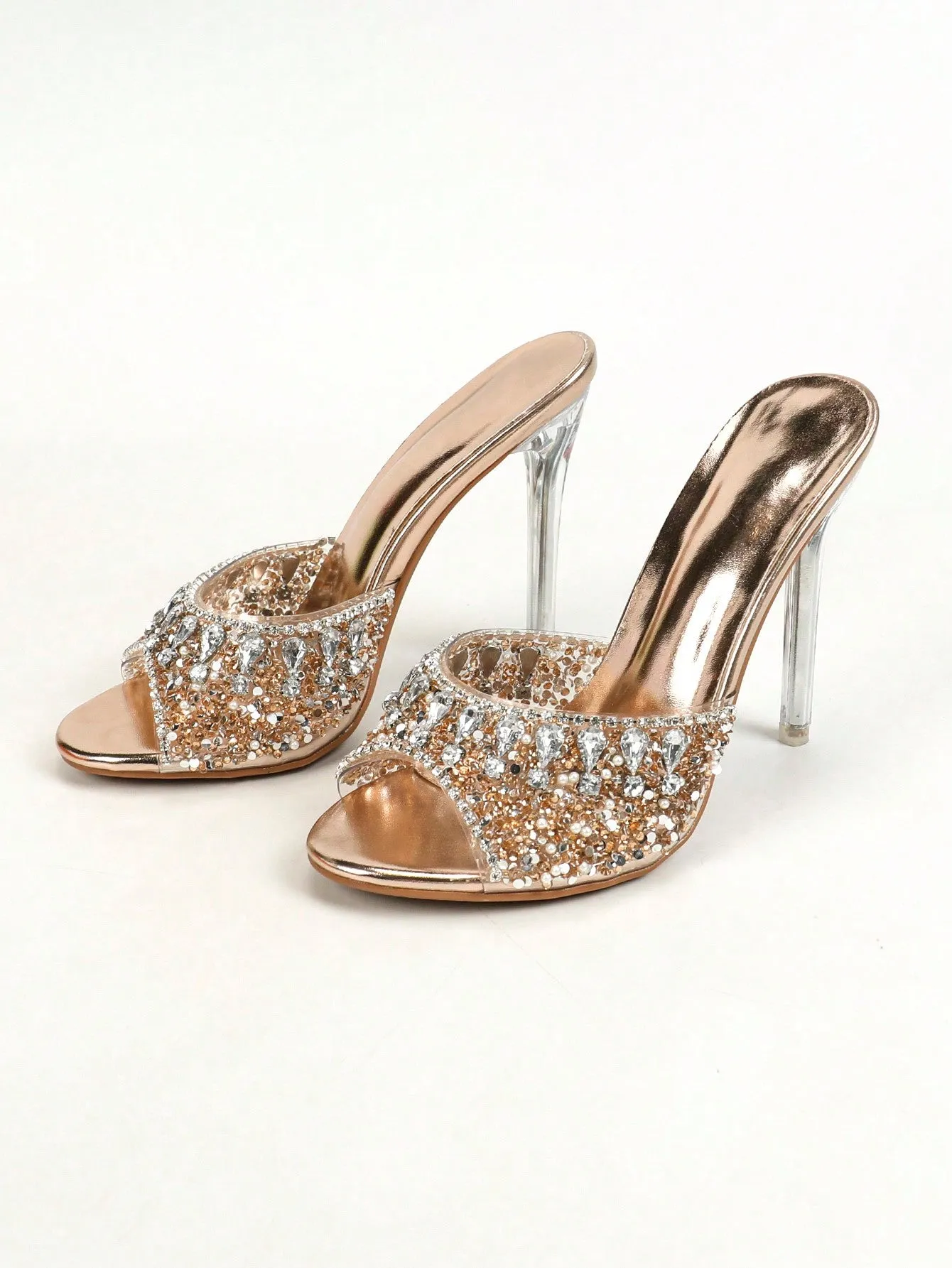 Gorgeous Sparkling High Heel Rhinestone Sandals Nike Shoes That Look Like Asics