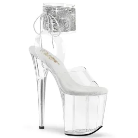 FLAMINGO-891-2RS Pleaser Clear Sexy Platform Shoes (Pole Dancing Heels) Asics Conviction X Cross-trainer Shoe