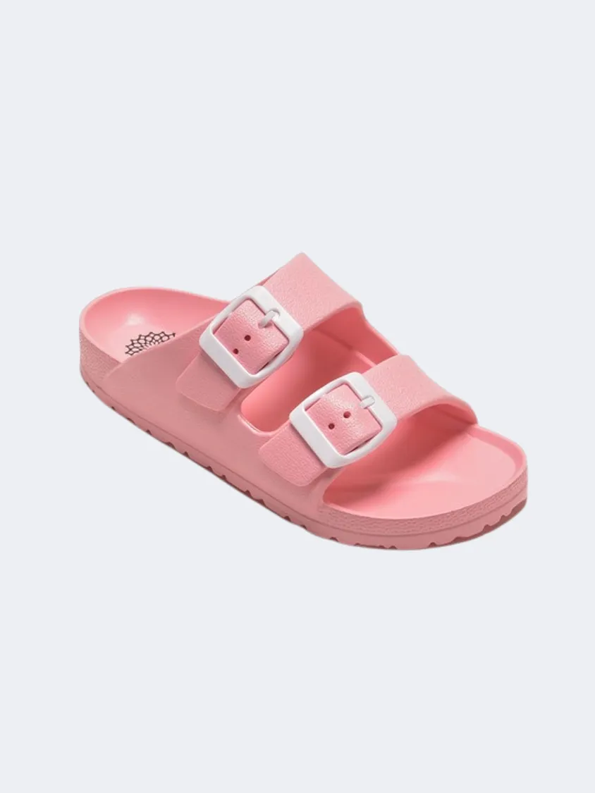 Feet With Slippers Ateneo Ps-Girls Beach Slippers Pink