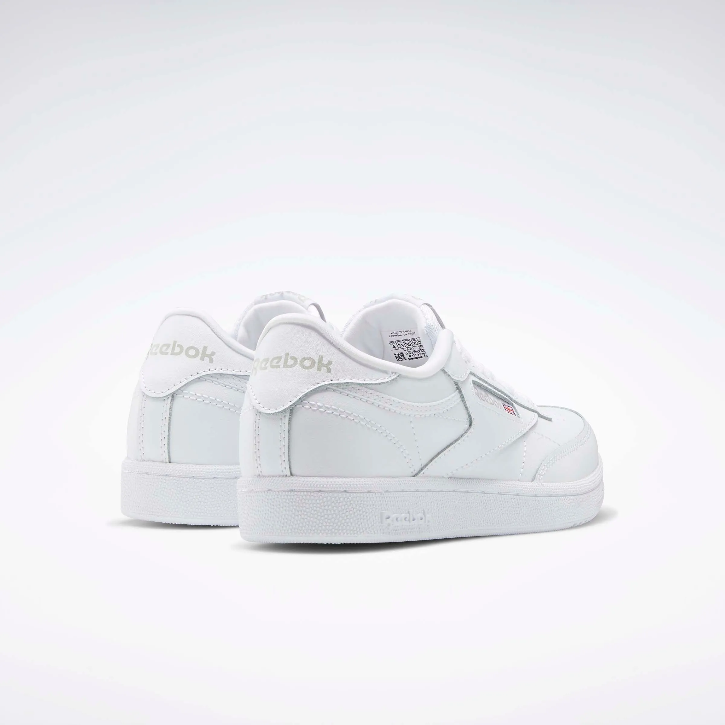 Tennis Shoes With Star Club C Shoes - Grade School White/Sheer Grey-Int