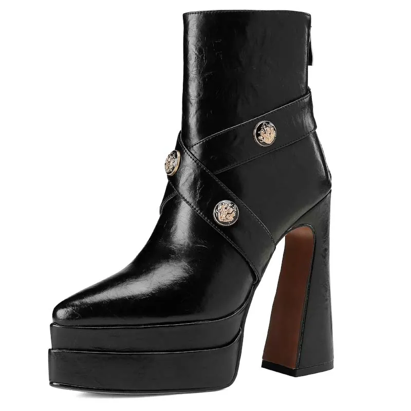 Adidas Trending Shoes USS Shoes Alixa Women's Warm Platform Ankle Boots