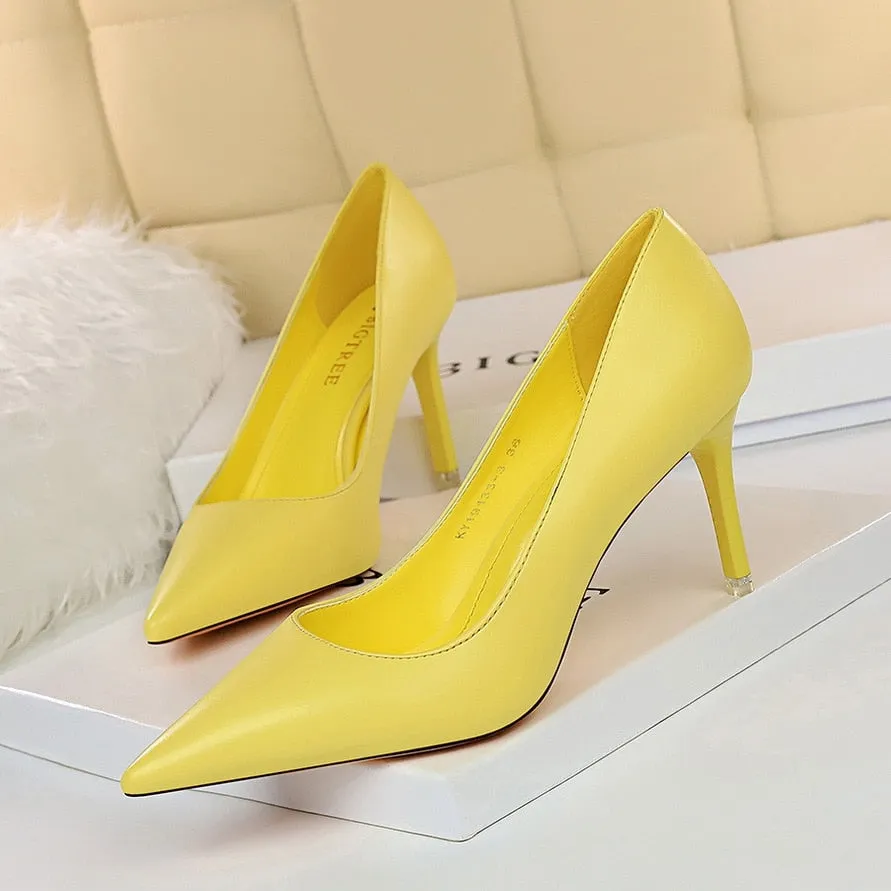 Back to college Shoes Women Pumps Fashion High Heels Shoes Black Pink White Shoes Women Wedding Shoes Ladies Stiletto Women Heels Femdom In High Heels
