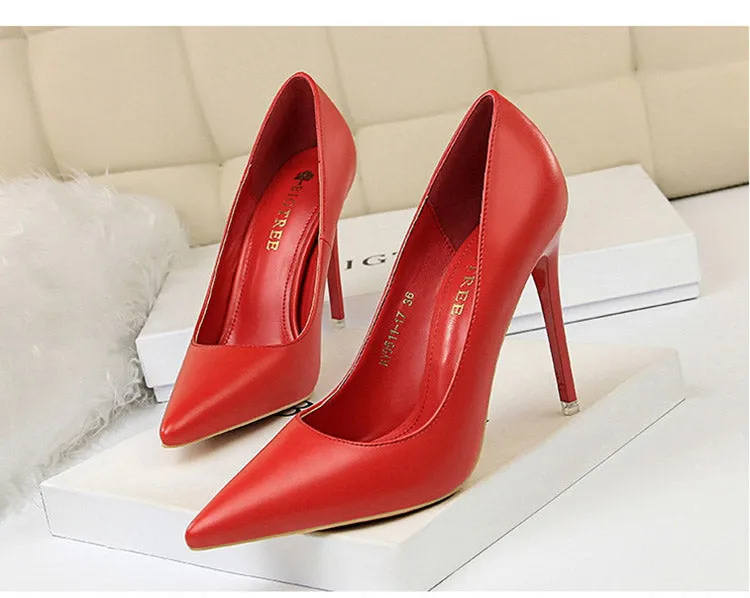 High Heel Leg Back to college Shoes Women Pumps Fashion High Heels Shoes Black Pink White Shoes Women Wedding Shoes Ladies Stiletto Women Heels
