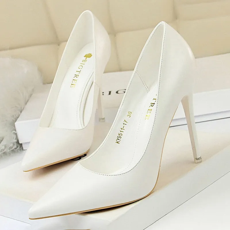 High Heels With Strap Around Ankle Back to college Shoes Women Pumps Fashion High Heels Shoes Black Pink White Shoes Women Wedding Shoes Ladies Stiletto Women Heels