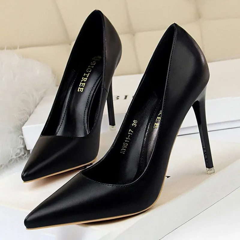 Back to college Shoes Women Pumps Fashion High Heels Shoes Black Pink White Shoes Women Wedding Shoes Ladies Stiletto Women Heels Slingback High Heel Sandals