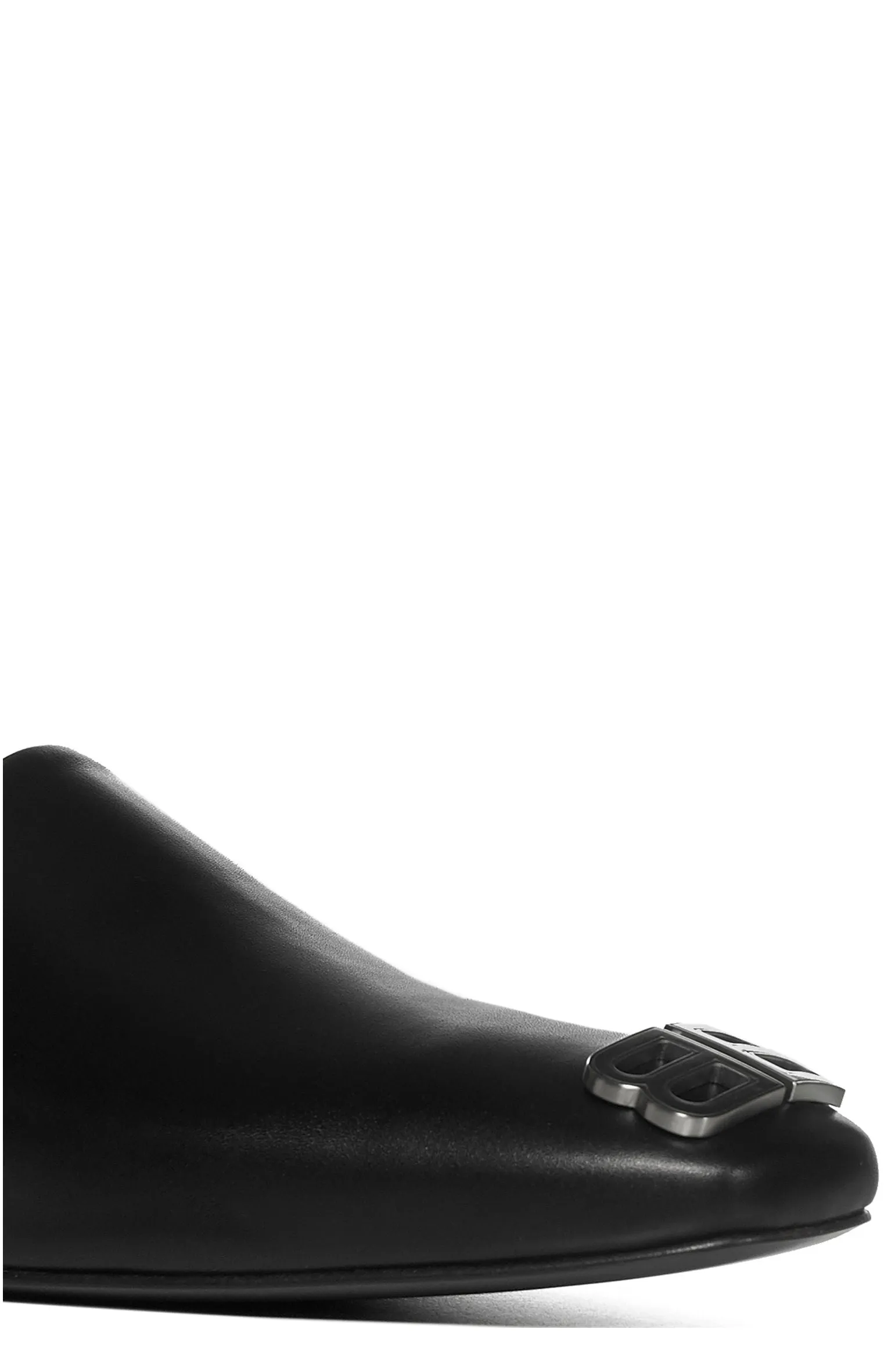 Balenciaga Cosy BB Plaque Slip-On Loafers Toe Box Loafers
