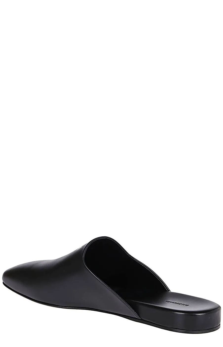 Loafers In Suede Balenciaga Logo Flat Mules