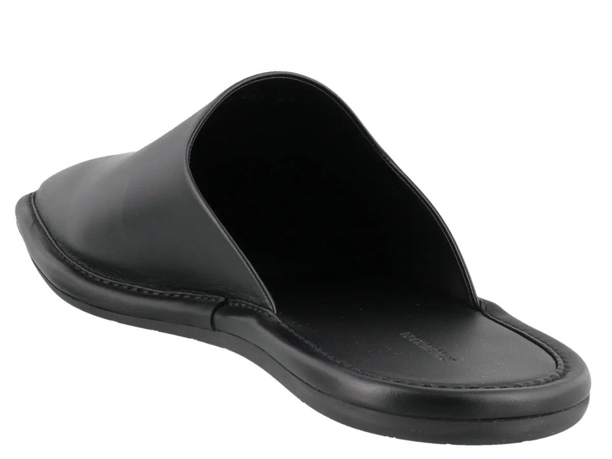 Balenciaga Logo Square Toe Mules Pants With Loafers