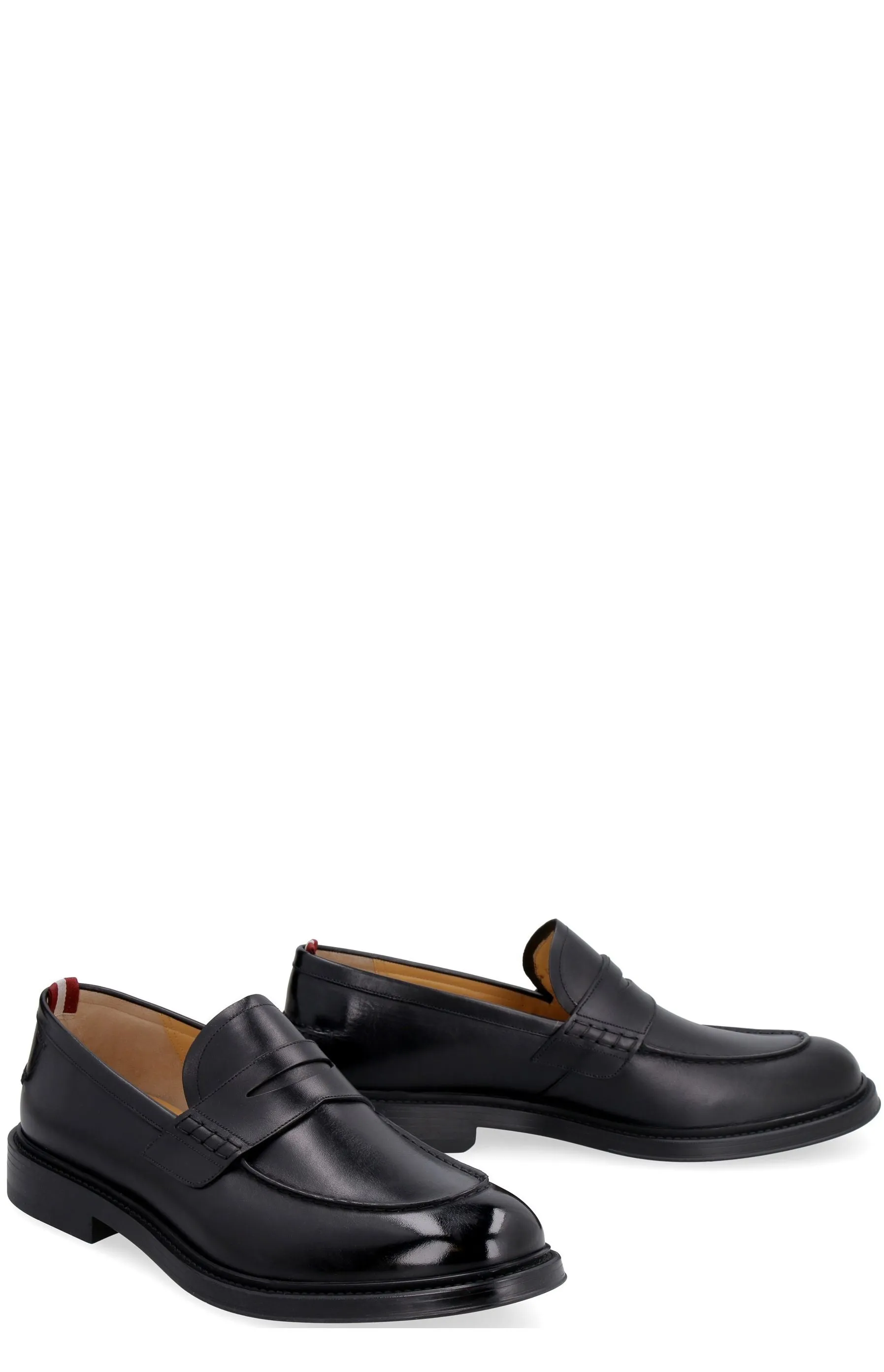 Dr Marten Penny Loafers Bally Slip-On Almond-Toe Loafers