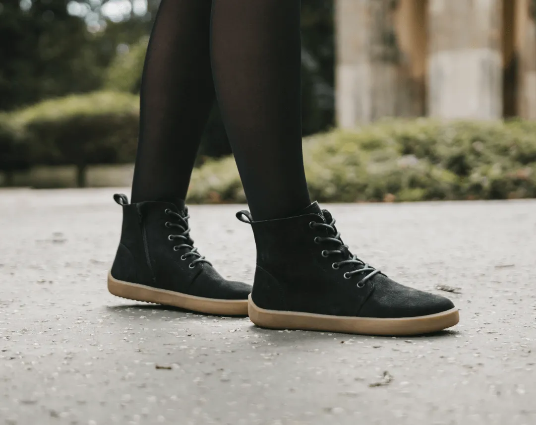 Barefoot Shoes Be Lenka Atlas - Matt Black Adidas Adizero Boston 12 Running Shoes