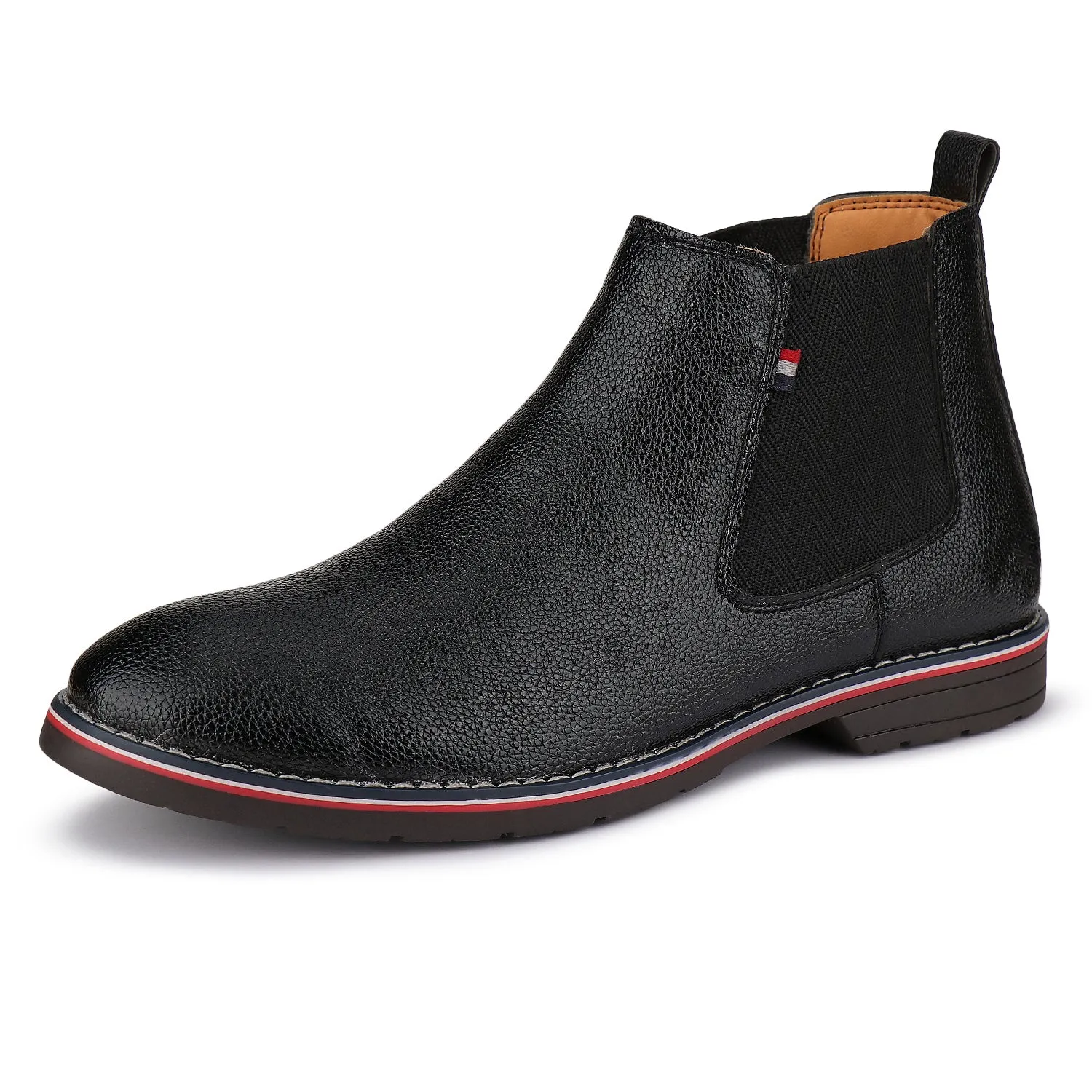 Bersache Comfortable Casual Outdoor Stylish Partywear Boots For Men(9085-Black) Chooka Rubber Boots