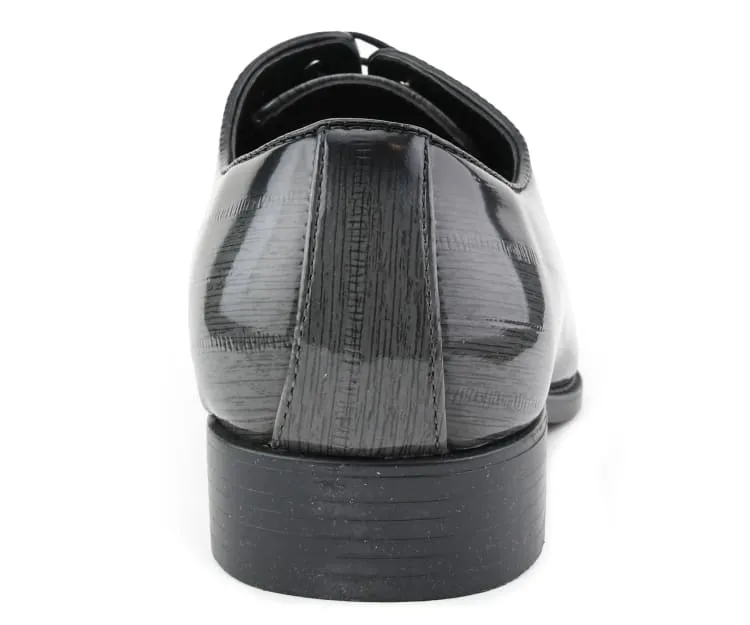 Grey Dress Shoes Outfit Men Dress Shoes-Brayden Grey