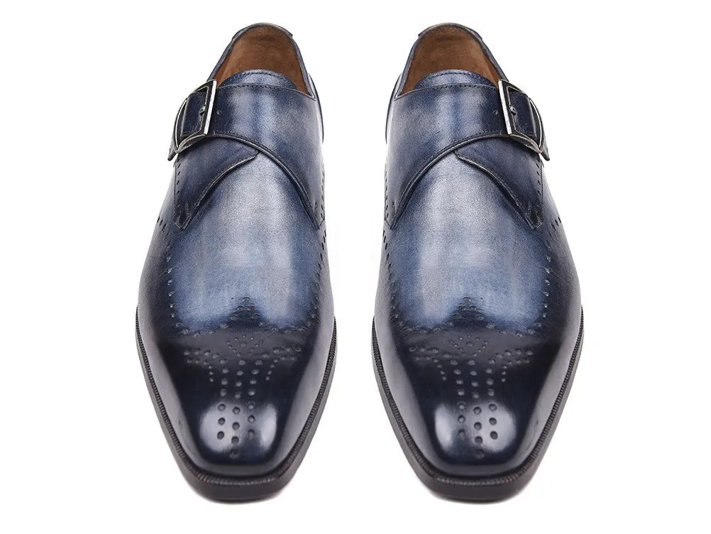 Paul Parkman Wingtip Single Monkstraps Navy Asics Gel Trail Shoes