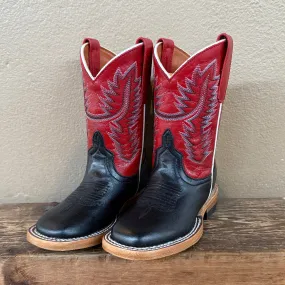Kids Hunter Boots Black and Red Vitrio Boot - K8080