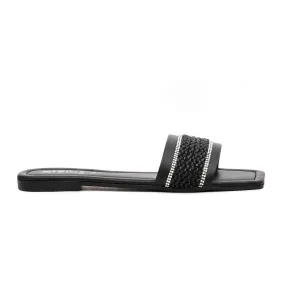 Black Casual Slipper CL1693 Ducky Slippers