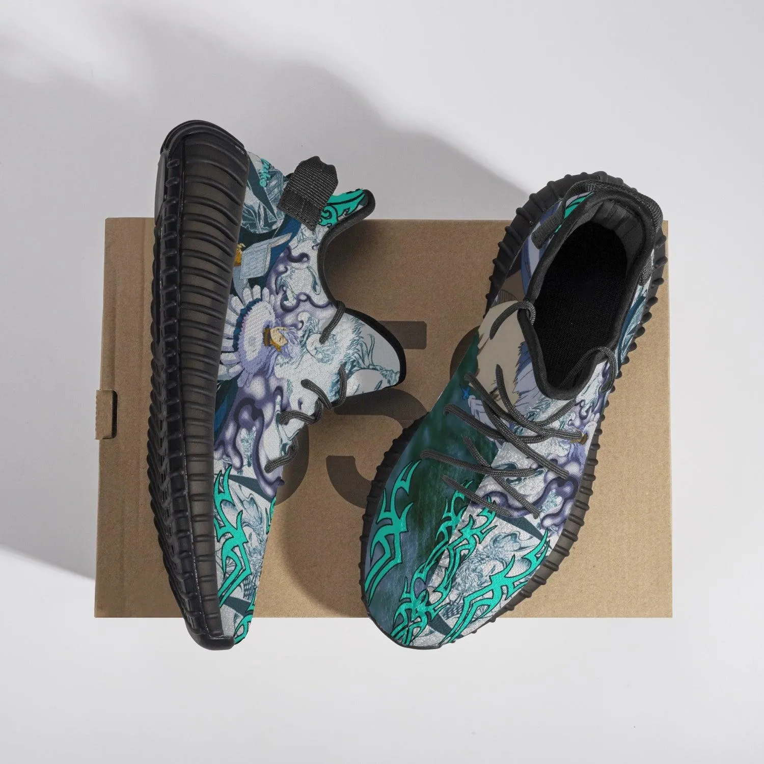 Asics Shoes Size 16 Black Clover Nozel Silva YZ Anime Shoes