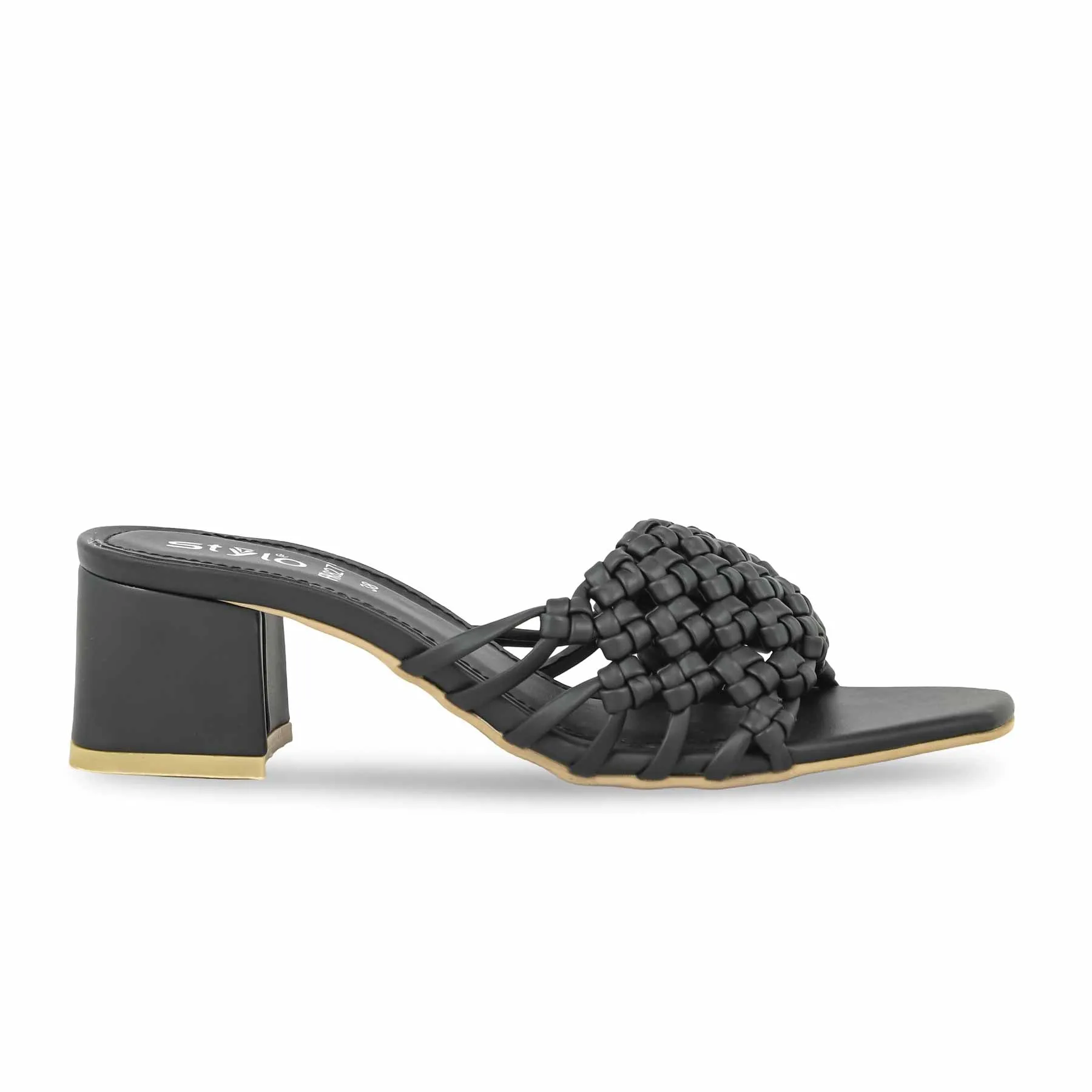 Black Formal Slipper FR8275 Moroccan Slippers