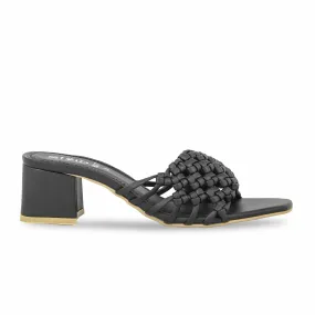 Black Formal Slipper FR8275 Stompeez Slippers