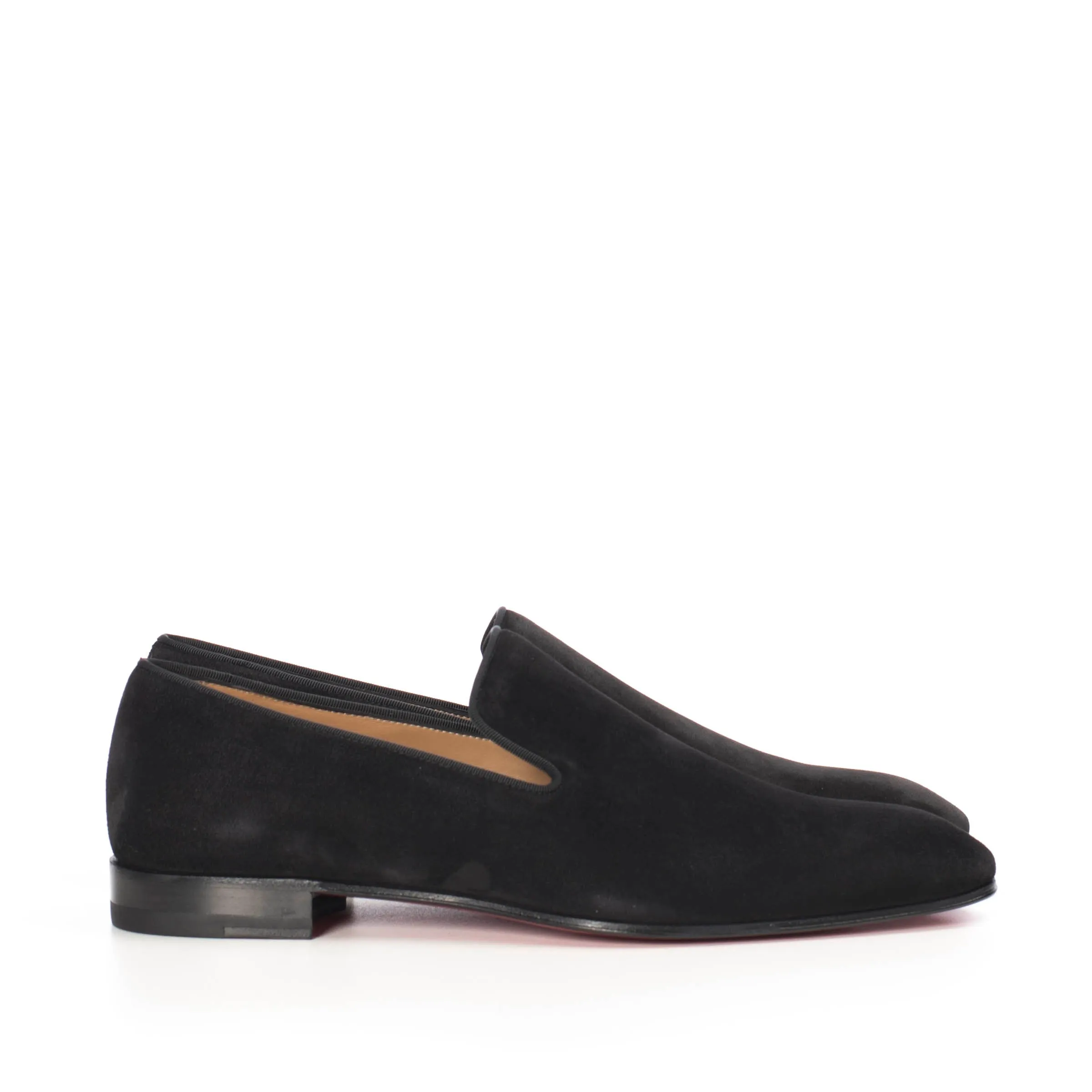 Cute Tennis Shoes Black Suede Dandelion Flat Loafer