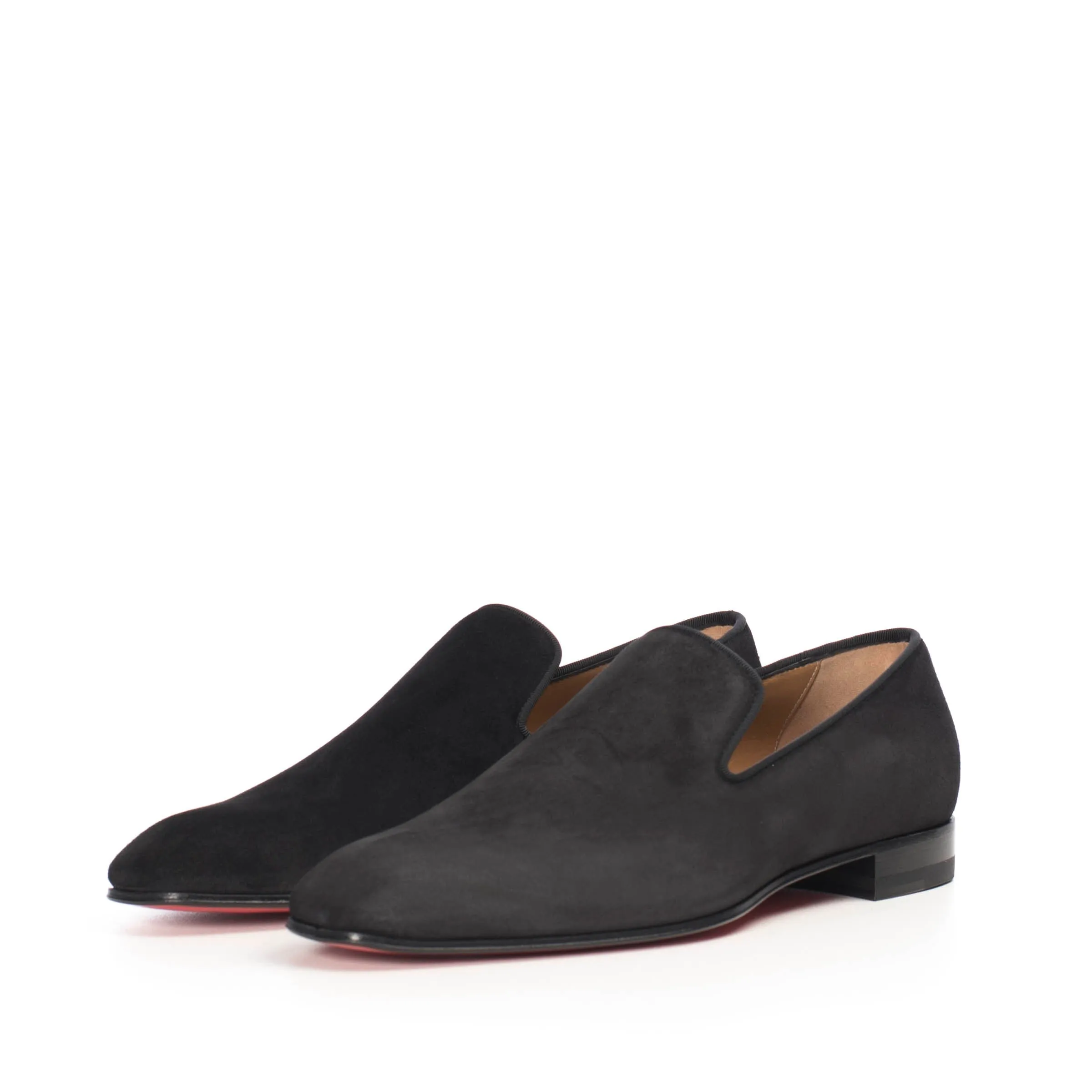 Dress Shoes With Pants Black Suede Dandelion Flat Loafer
