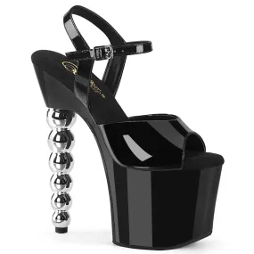 BLISS-709 Pleaser Black/Silver Sexy Platform Shoes (Pole Dancing Heels) Asics Shoes Gt 2000