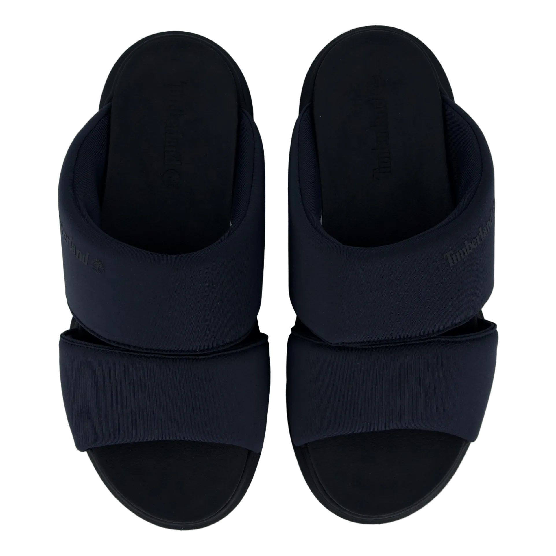 Footie Slippers Slide Sandal Greyfield Blk Knit