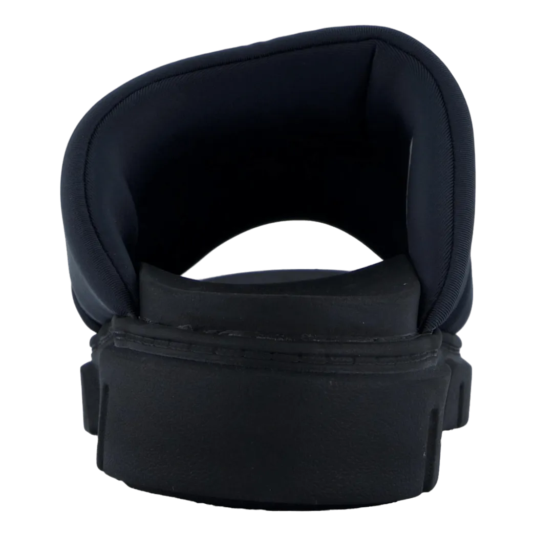 Slide Sandal Greyfield Blk Knit Happy Feet Slippers Promo Code