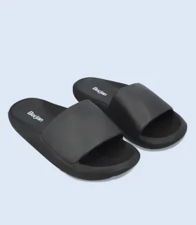Chocolate Slippers BM4894-BLACK-Men Sliders