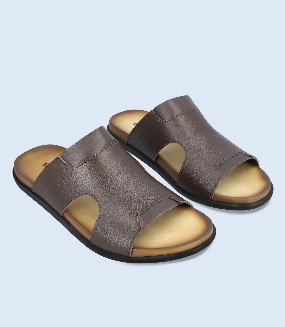 Tasman Slippers Outfit BM5802-BROWN-Men Slipper