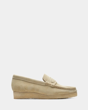 Practical Comfort Wide Base WALLABEE LOAFER (W) Maple Suede