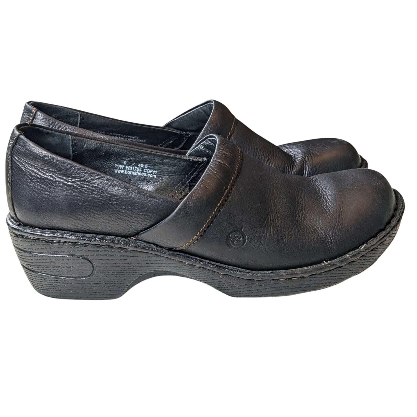 Born Shoes Women 9M Leather Toby Loafers Slip On Comfort Work Nursing Healthcare Lotto Loafers