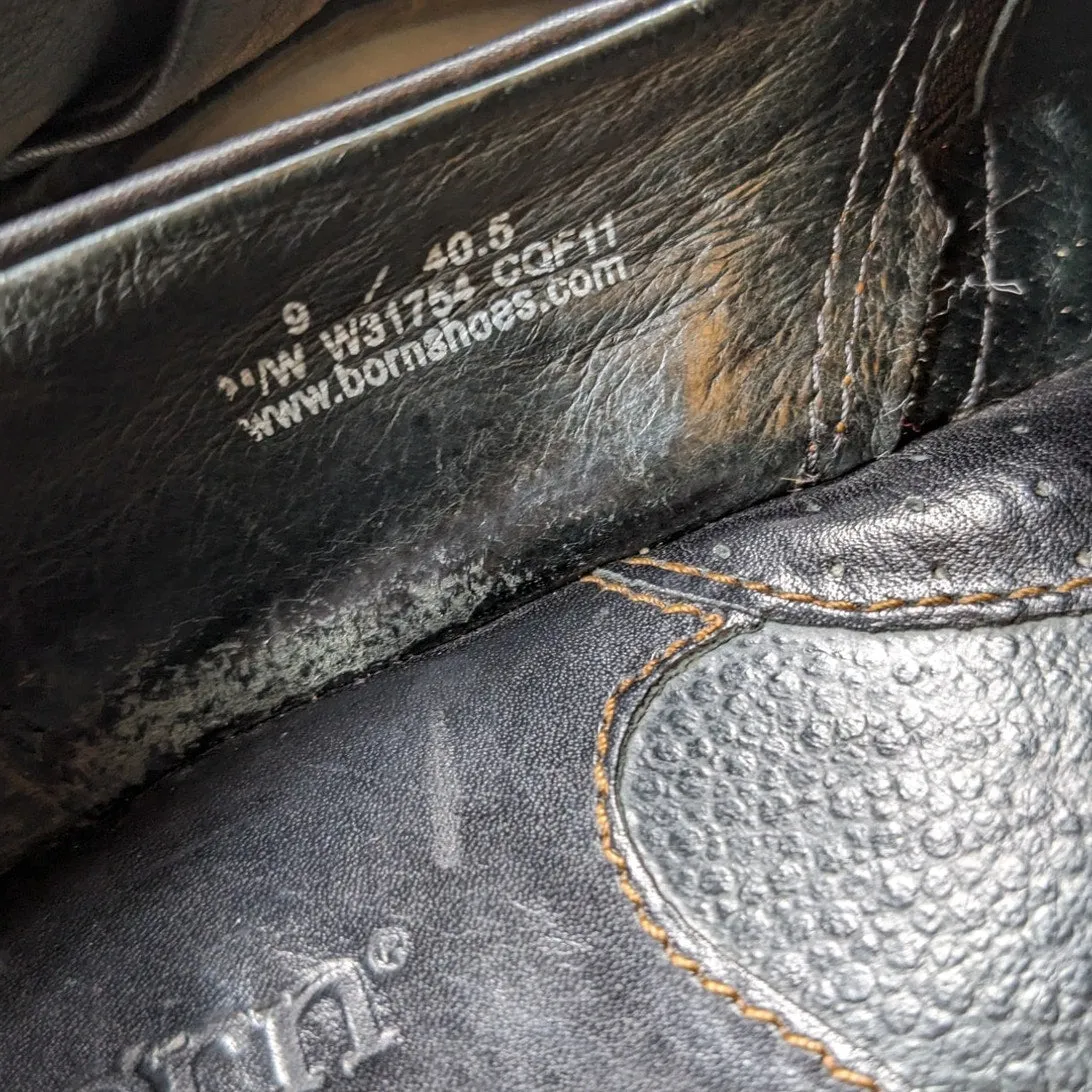 Nubuck Loafers Born Shoes Women 9M Leather Toby Loafers Slip On Comfort Work Nursing Healthcare