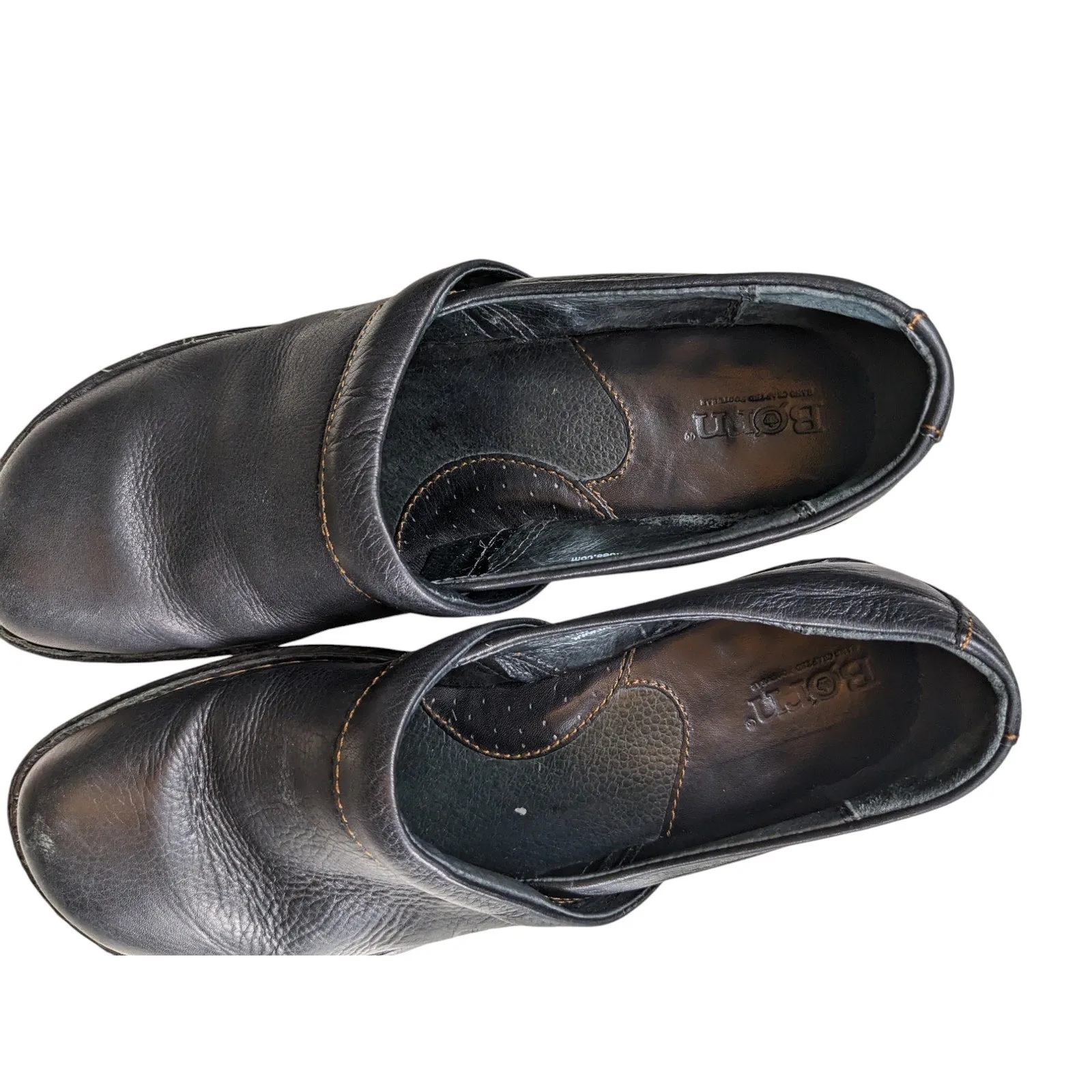 Print Loafers Born Shoes Women 9M Leather Toby Loafers Slip On Comfort Work Nursing Healthcare