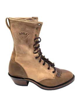 'Boulet' Men's 9" Packer Round Toe - HillBilly Golden / Rustico Tang Work Boots Composite Toe