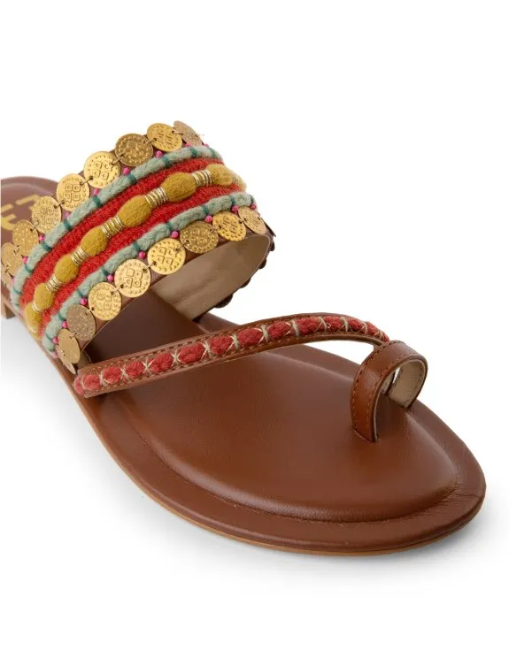 Wearing Flat Shoes Bourbon Bliss : Kolhas