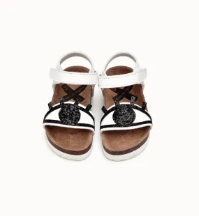 Boxbo Galaxy Eyes Sandals - White Slippers Sandals