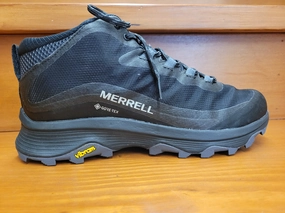 Merrell Moab Speed Mid GTX Black/Asphalt J067075 Thin Reinforced Seams