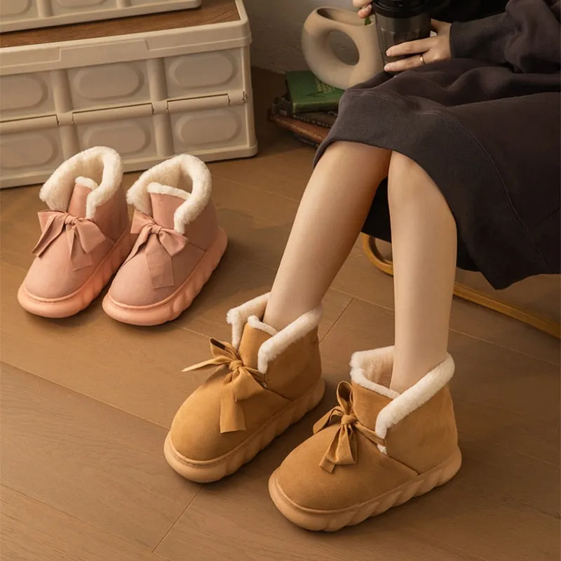 Timberland Snow Boots Sale Women's Plush Bow Tie Boots