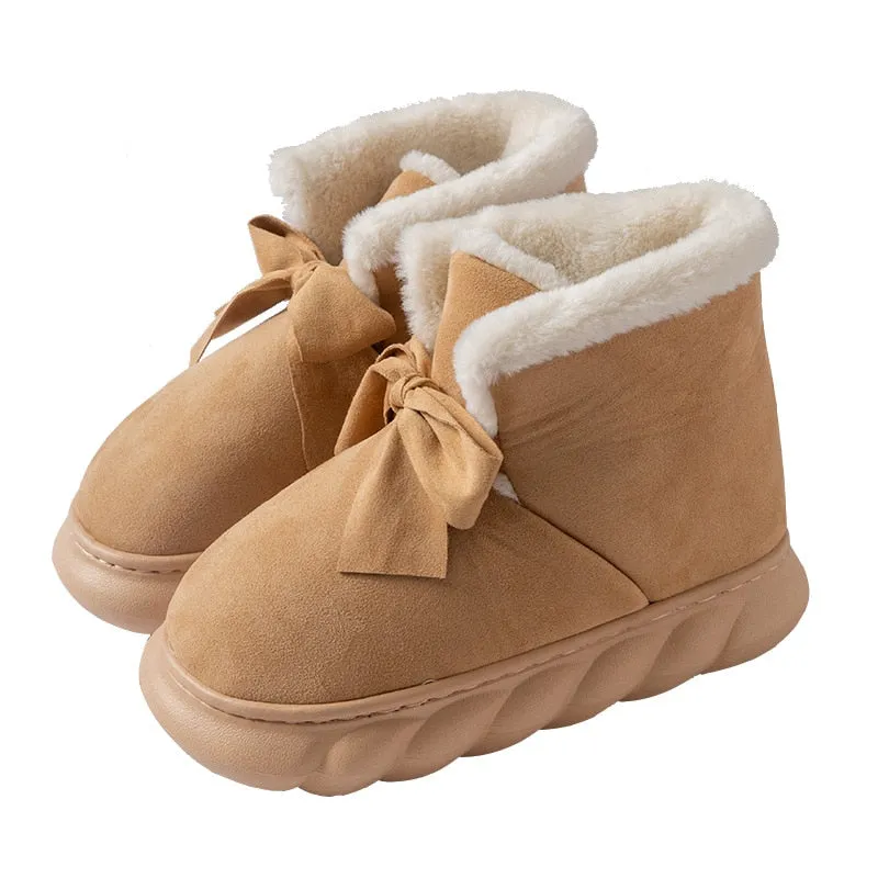 Skechers Snow Boot Women's Plush Bow Tie Boots