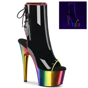 ADORE-1018RC-02 Pleaser Black/Rainbow Chrome Sexy Platform Shoes (Pole Dancing Heels) Asics Gel-resolution Tennis Shoes
