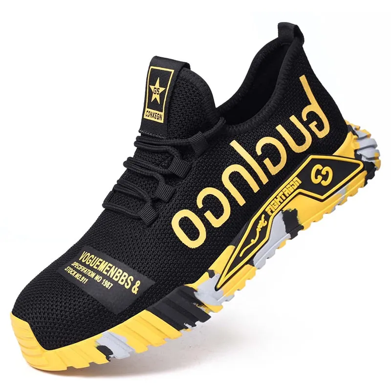 Adidas Terrex Anylander Hiking Shoes Reviews Breathable Unisex Work Safety Shoes Anti-smashing Steel Toe Cap Working Shoes Construction Indestructible Work Sneakers